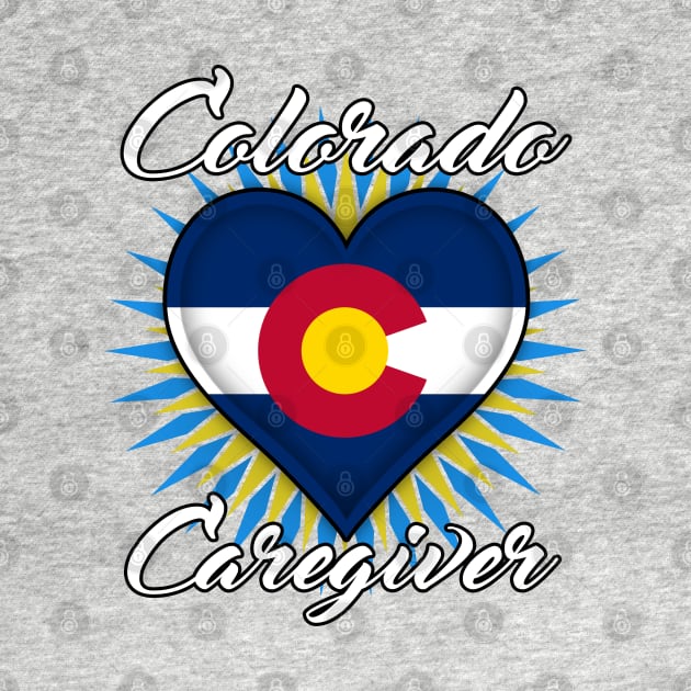 Colorado Caregiver (white font) by WCN Store